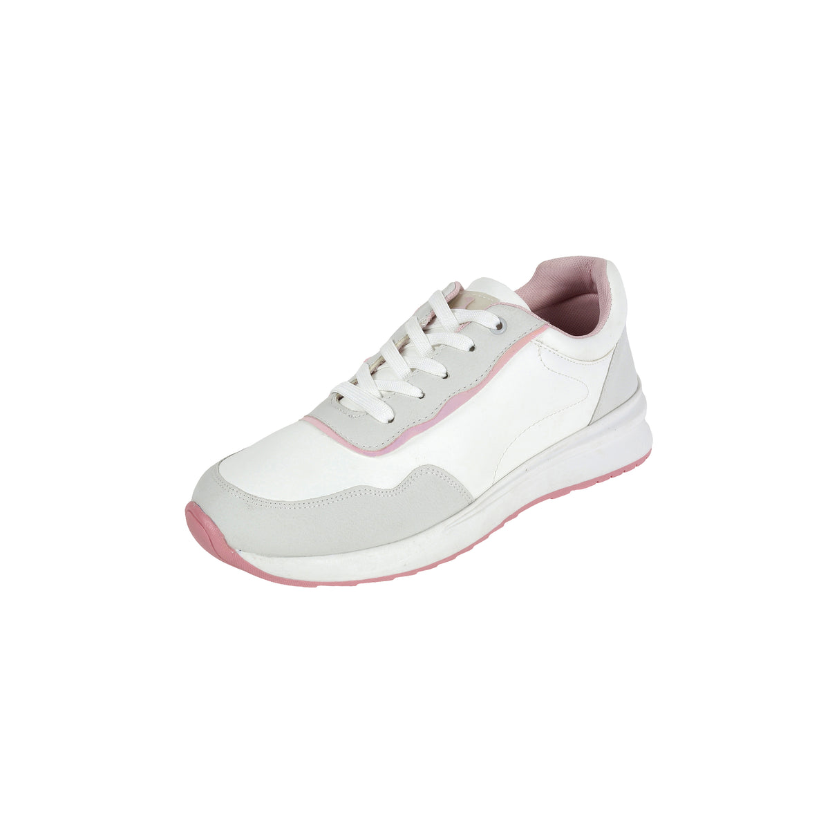 Mochi Women Grey Sports Walking Shoes