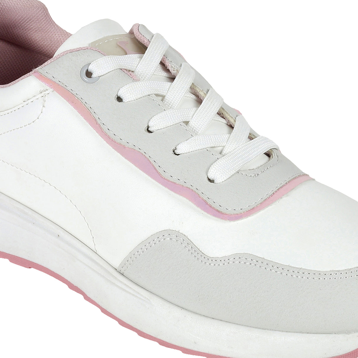 Mochi Women Grey Sports Walking Shoes