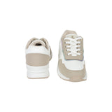 Mochi Women White Sports Walking Shoes