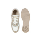 Mochi Women White Sports Walking Shoes