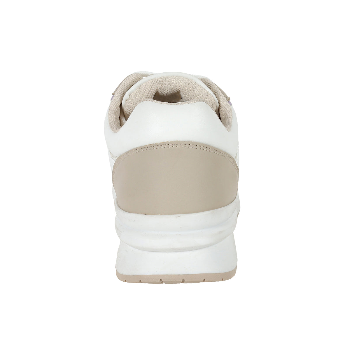Mochi Women White Sports Walking Shoes