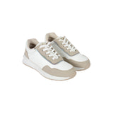 Mochi Women White Sports Walking Shoes