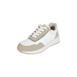 Mochi Women White Sports Walking Shoes
