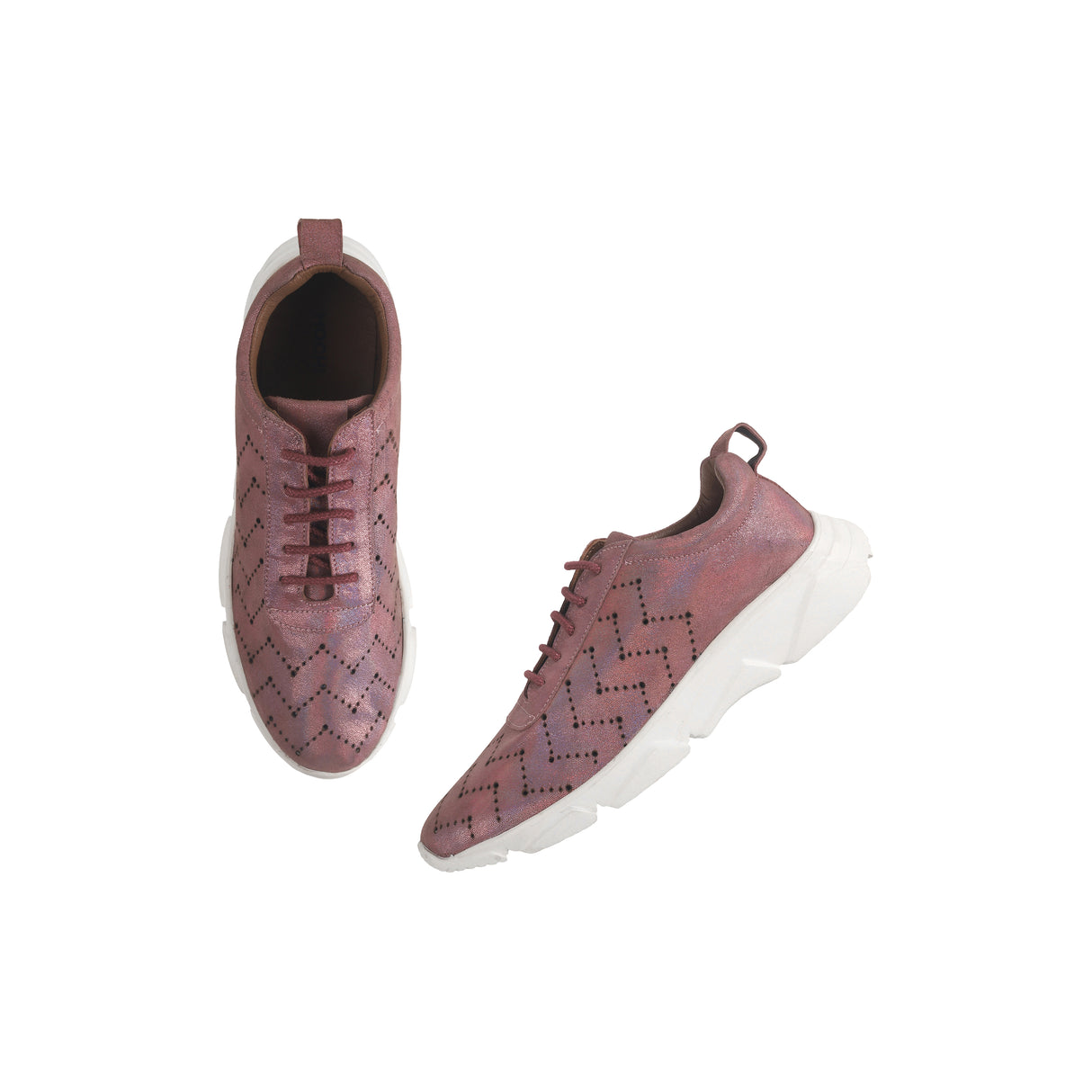 Mochi Women Maroon Sports Walking Shoes
