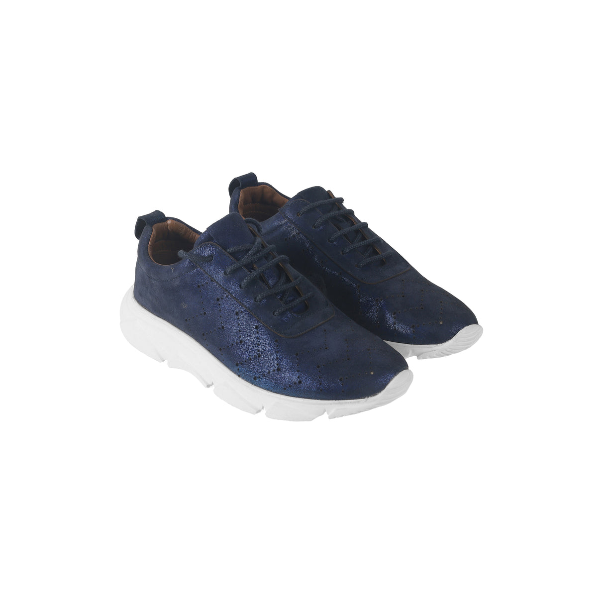 Mochi Women Blue Sports Walking Shoes