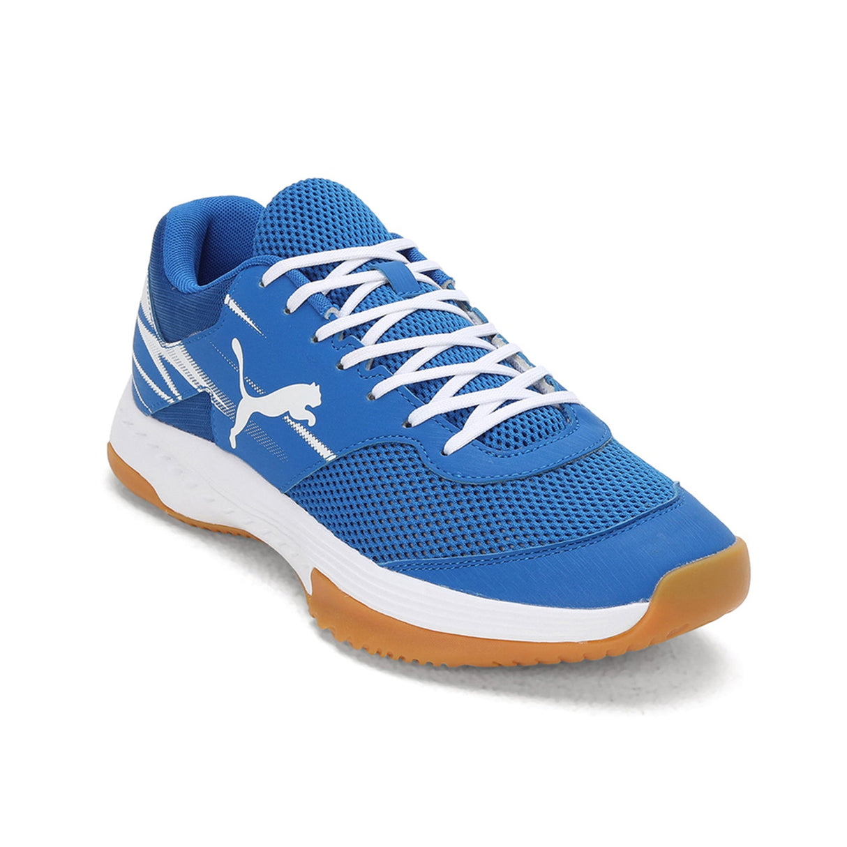 Puma Unisex Blue-multi Sports-Badminton Shoes