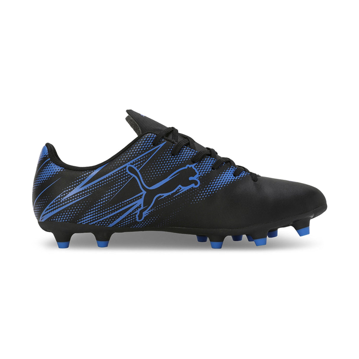 Puma Men Black-blue Sports-Football Shoes