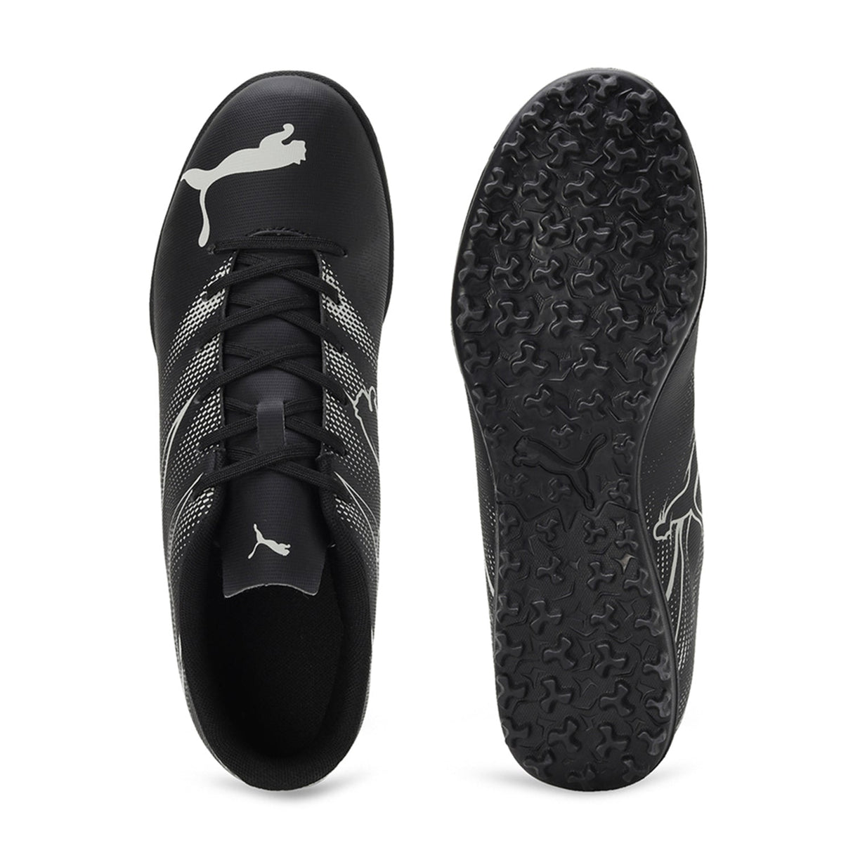 Puma Men Black-multi Sports-Football Shoes
