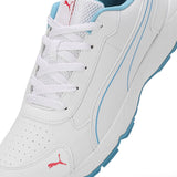 Puma Men White-blue Sports-Cricket Shoes