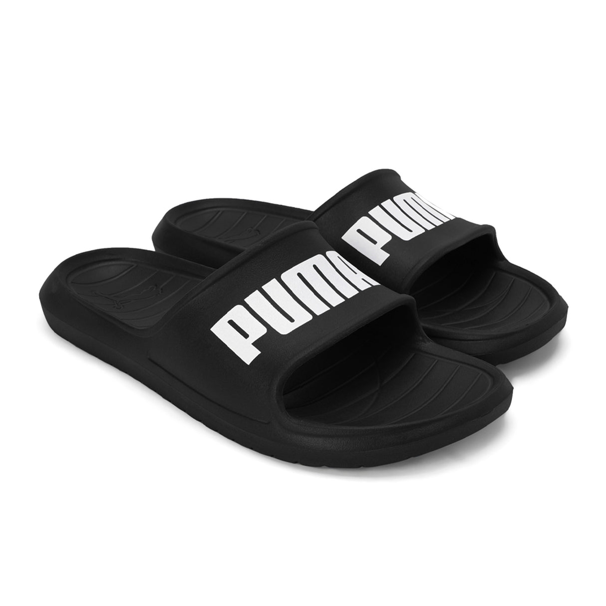 Puma Unisex Puma Black-Puma White Divecat V2 Lite Res Slides