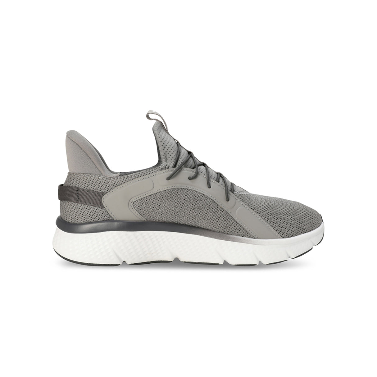 Puma Men Strong Grey-Stormy Slate-Puma White Softride Pro Dynamic Flex Slip-On Running Shoes