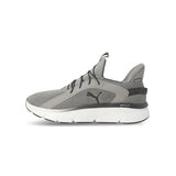 Puma Men Strong Grey-Stormy Slate-Puma White Softride Pro Dynamic Flex Slip-On Running Shoes