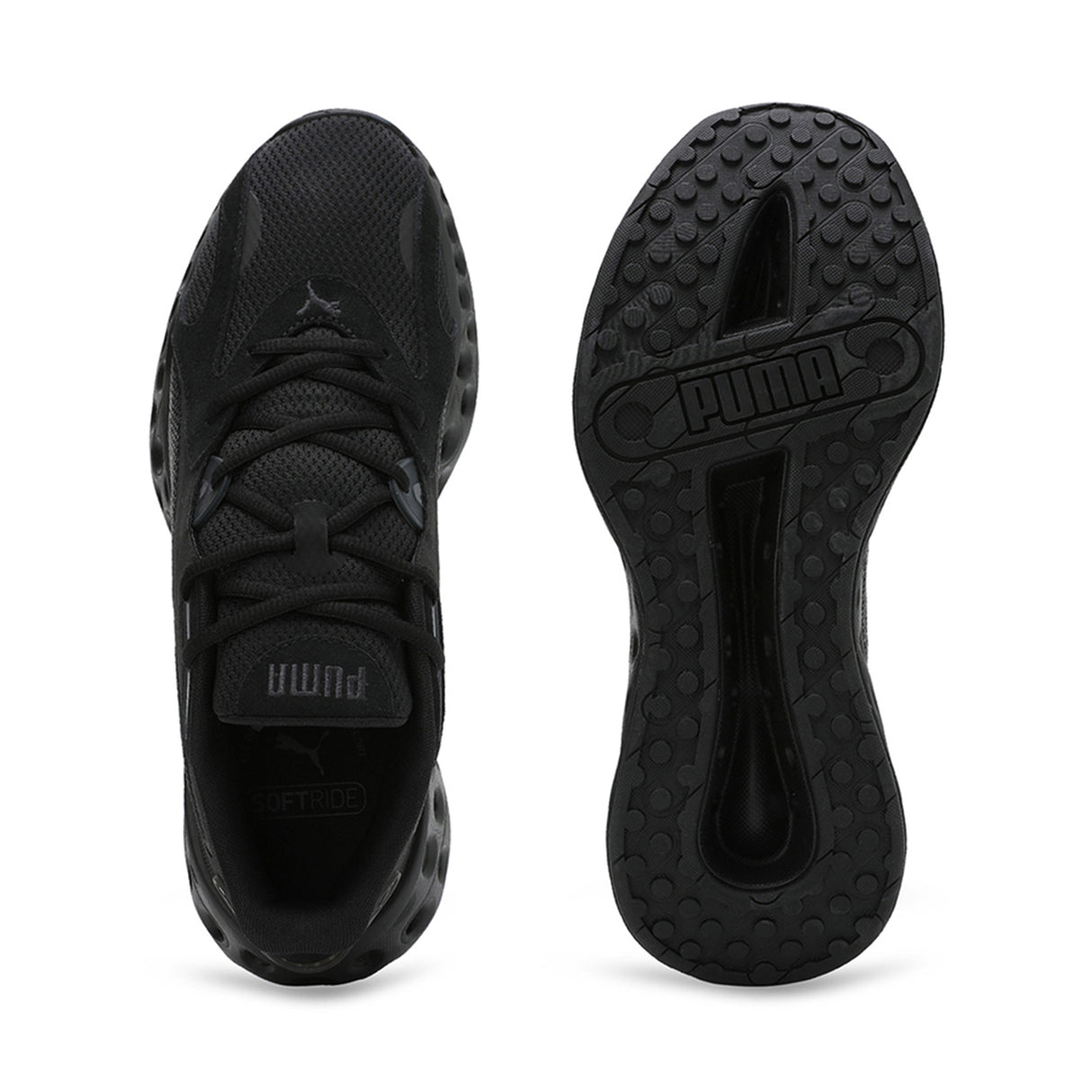 Puma Unisex Black-grey Sports-Running Shoes