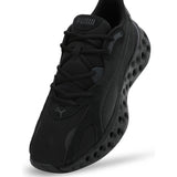 Puma Unisex Black-grey Softride Frequence Shoes