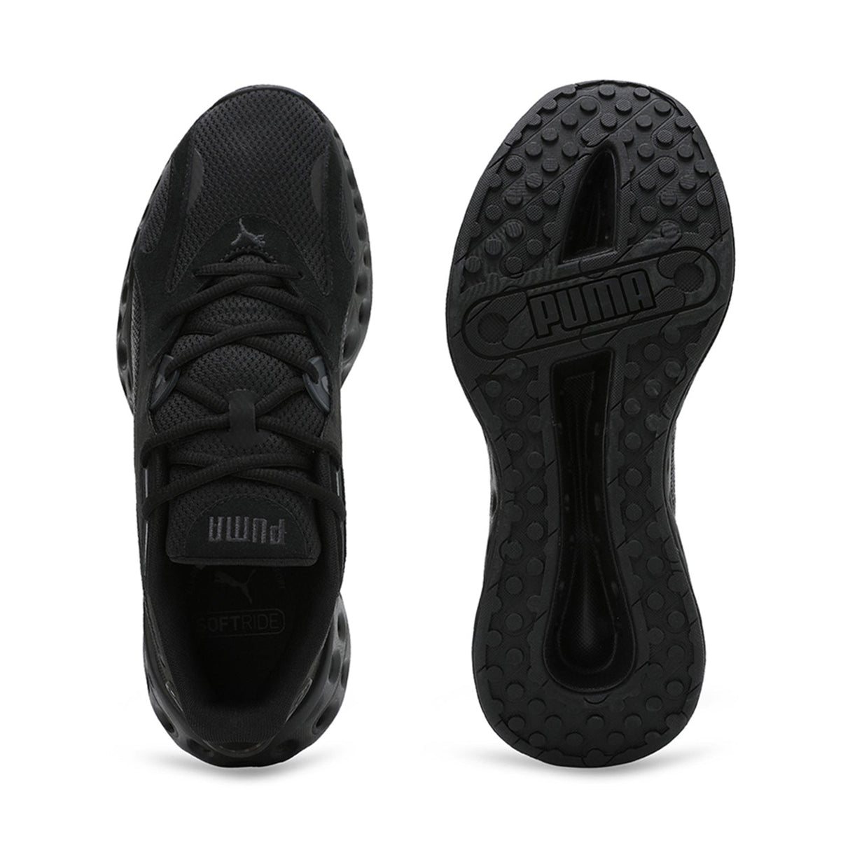 Puma Unisex Black Sports-Running Shoes