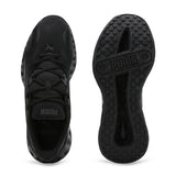 Puma Men Black Softride Frequence Puma Black-Flat Dark