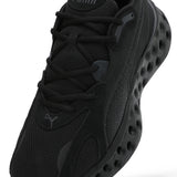 Puma Men Black Softride Frequence Puma Black-Flat Dark