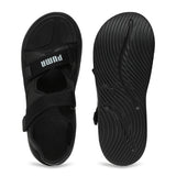 Puma Men Black-grey Softride Seave Aquaterra Sandal