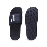 Puma Unisex Puma Navy-Puma White Cool Cat 2.0 Everyday Comfort Swimming Slides