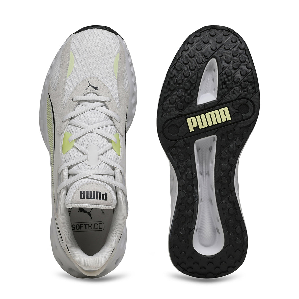 Puma Men Black-grey Softride Frequence