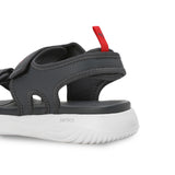 Puma Men Strong Grey-For All Time Red-Puma White Softride Seave Proplex Hook And Loop Sandals