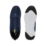 Puma Men Persian Blue-Puma Black-Lemon Meringue Softride Rift Runlyn Running Shoes