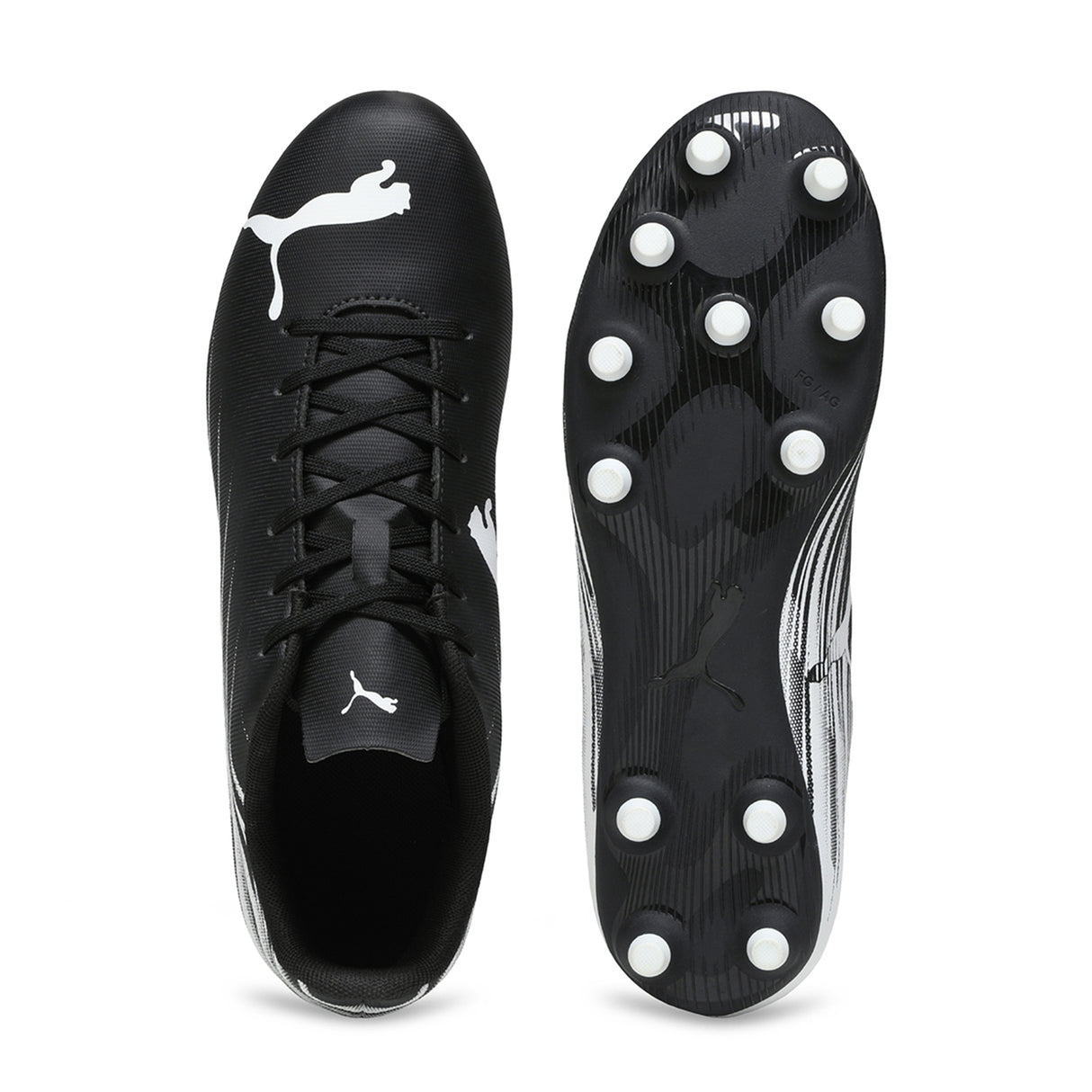 Puma Men White-black Attacanto Ii Fg/Ag