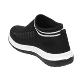 Metro Women Black Casual Walking Shoes