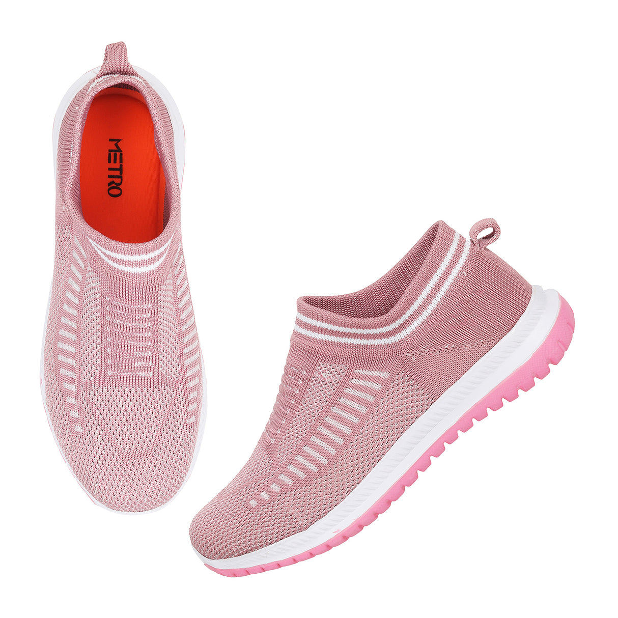 Metro Women Pink Casual Walking Shoes