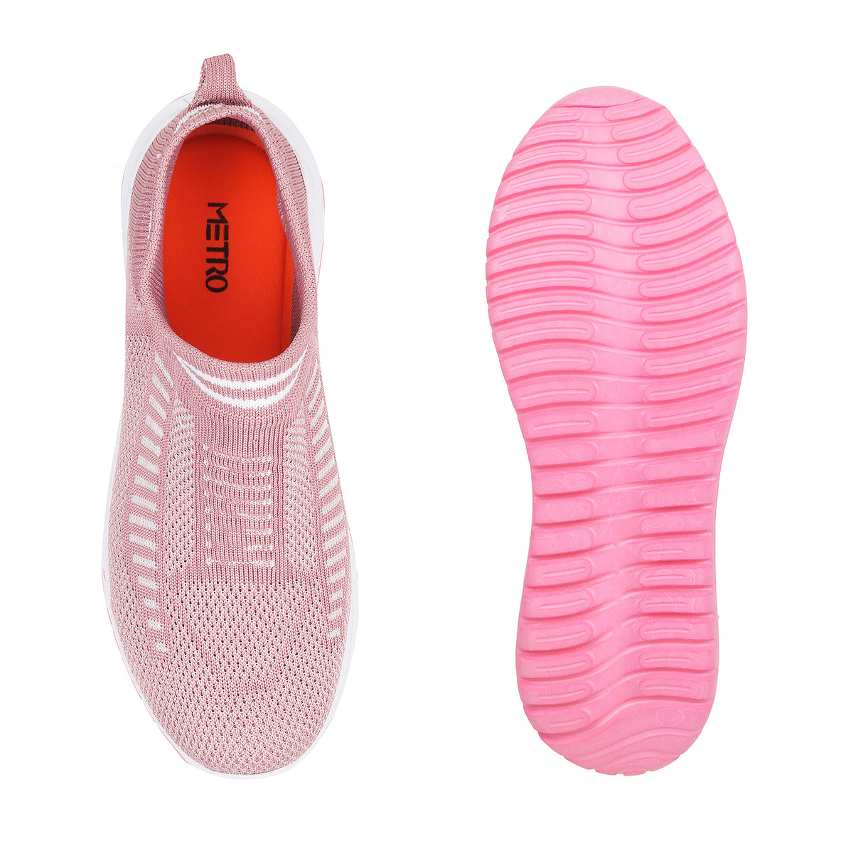 Metro Women Pink Casual Walking Shoes