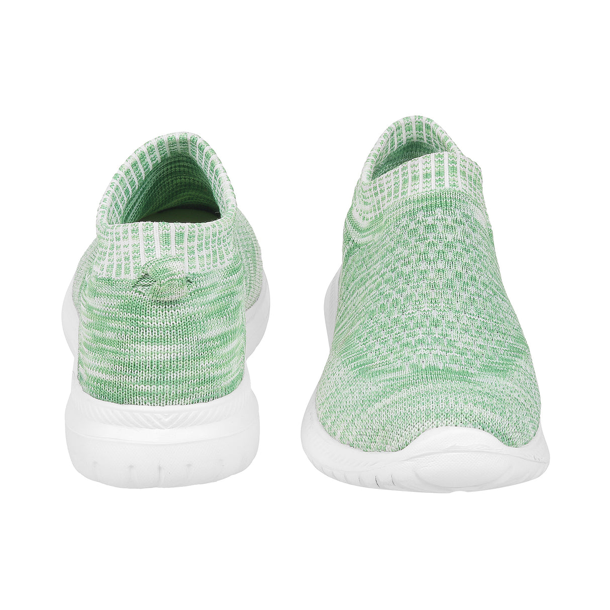 Mochi Women Green Sports Walking Shoes