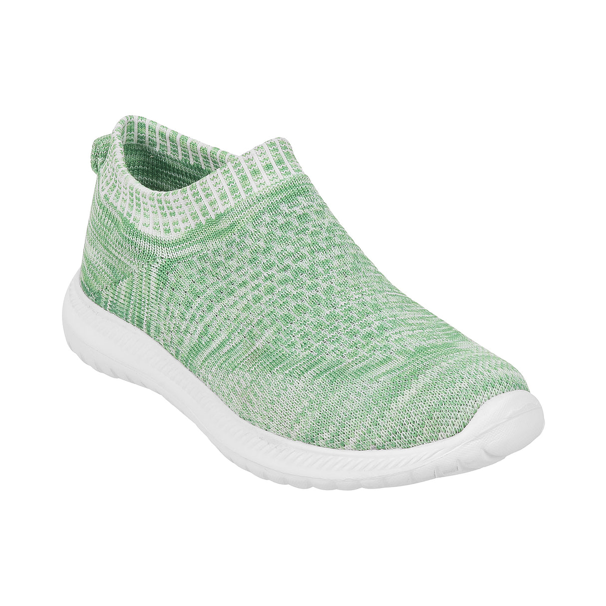 Mochi Women Green Sports Walking Shoes