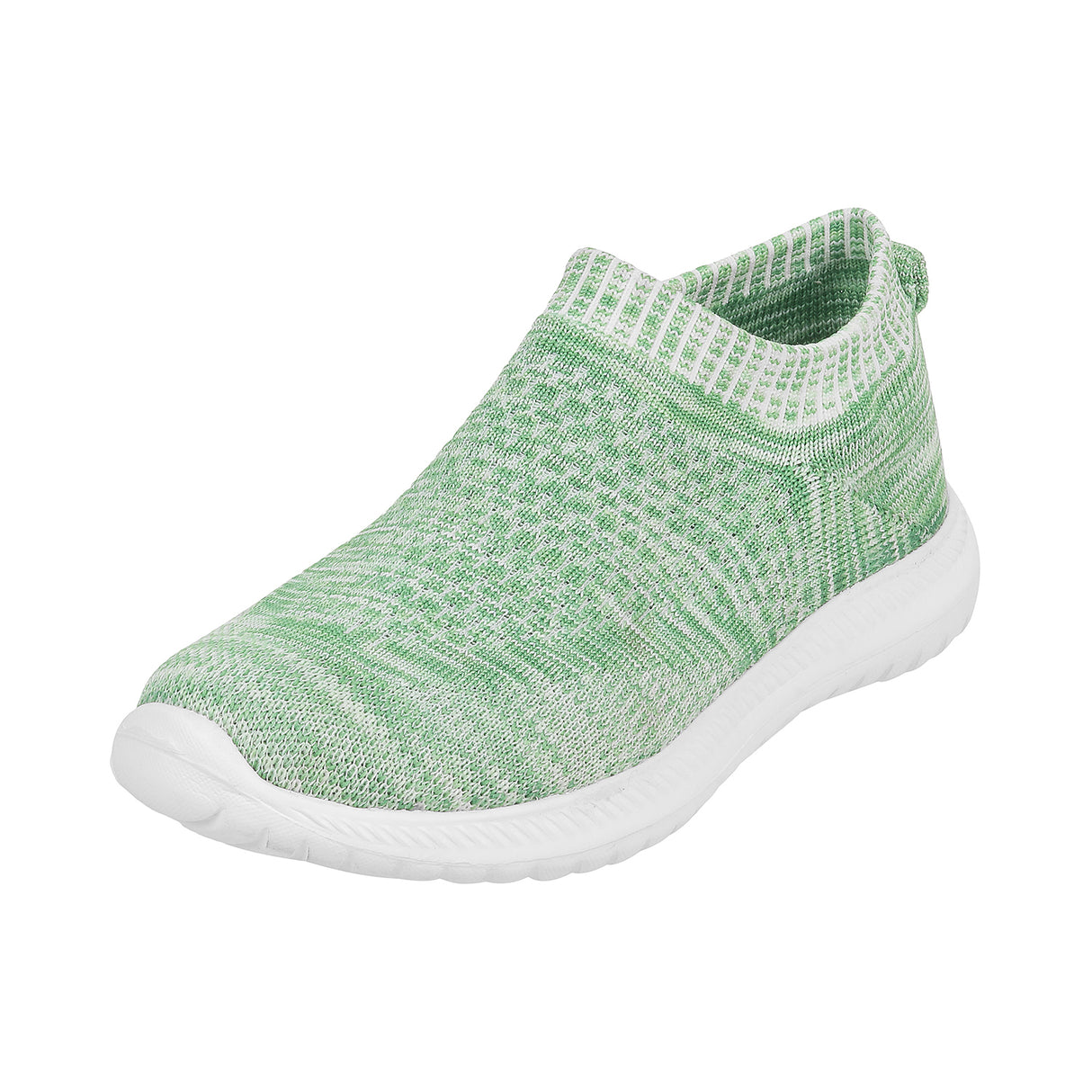 Mochi Women Green Sports Walking Shoes