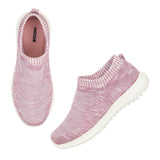 Mochi Women Purple Sports Walking Shoes