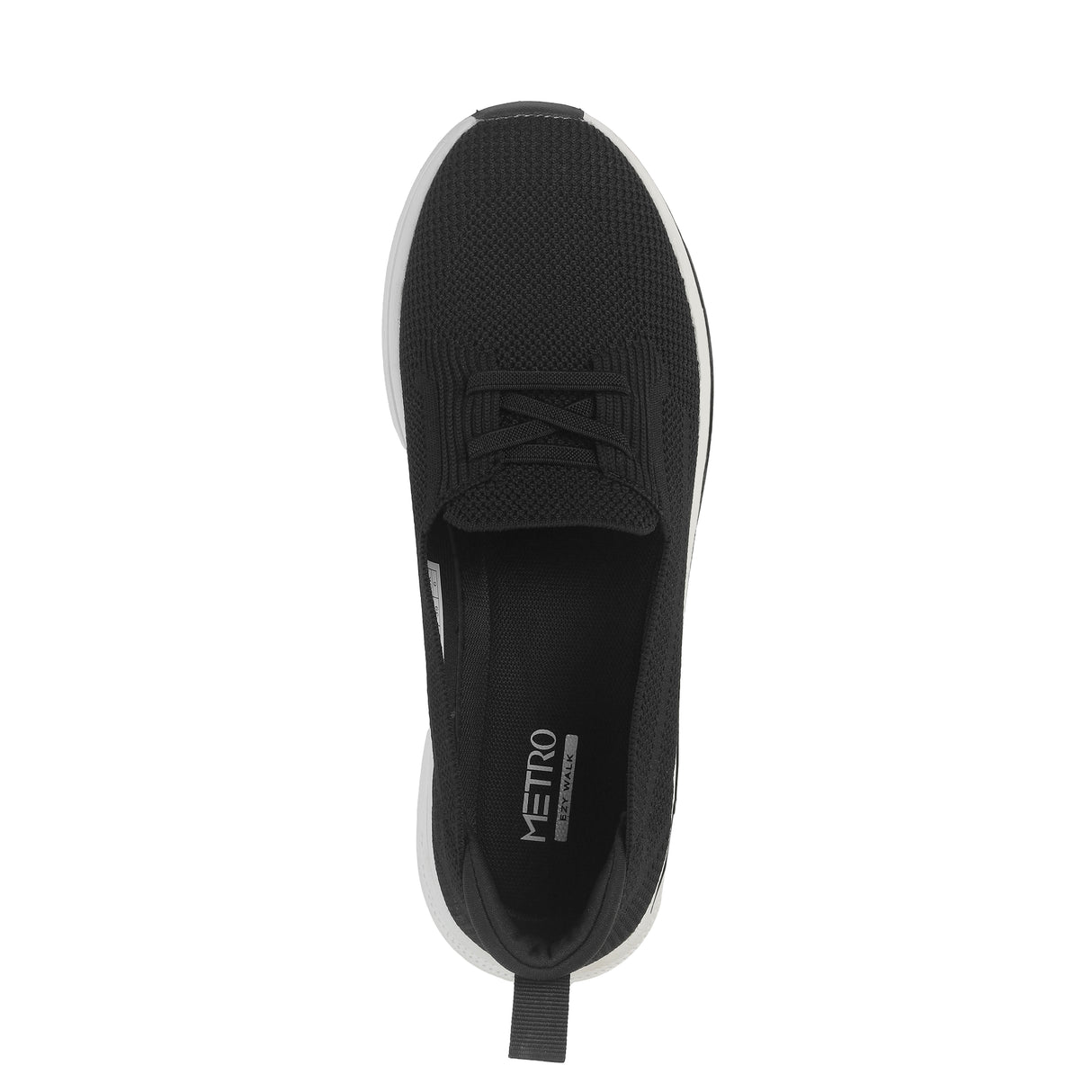 Metro Women Black Sports Walking Shoes