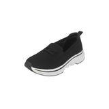 Metro Women Black Sports Walking Shoes