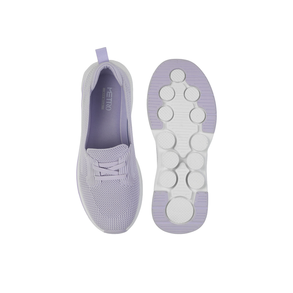 Metro Women Purple Sports Walking Shoes