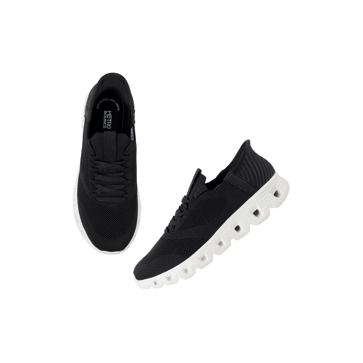 Metro Women Black Casual Walking Shoes