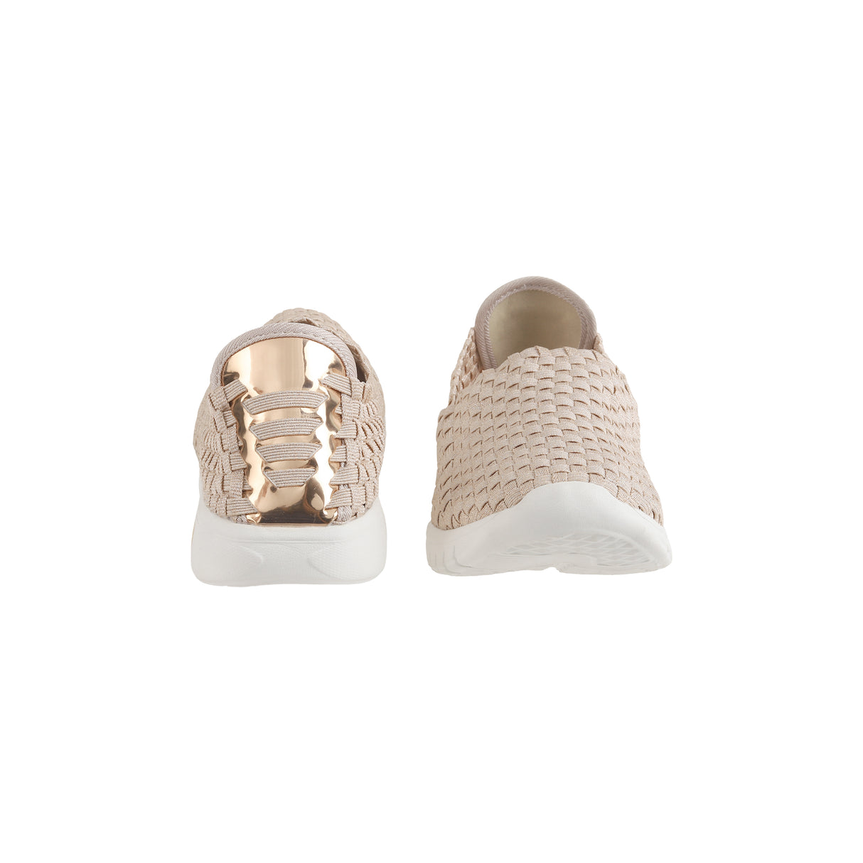 Metro Women Gold Casual Walking Shoes