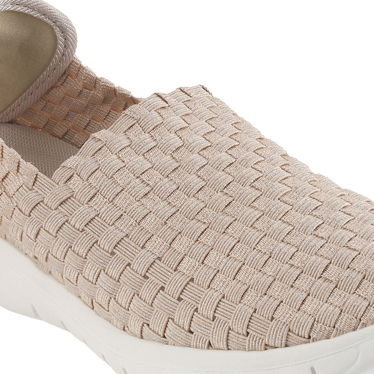 Metro Women Gold Casual Walking Shoes
