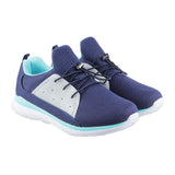 Mochi Women Blue-navy Sports Walking Shoes