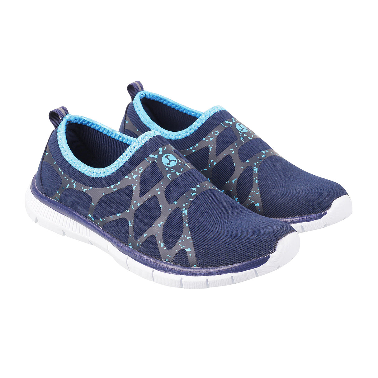 Mochi Women Blue-navy Casual Walking Shoes