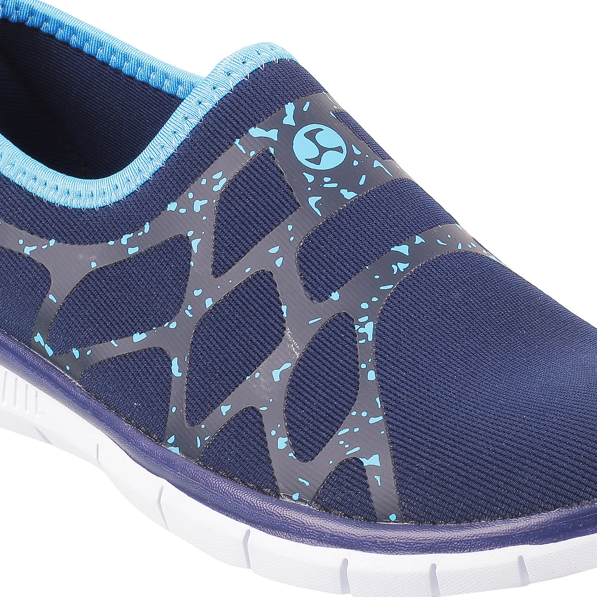 Mochi Women Blue-navy Casual Walking Shoes