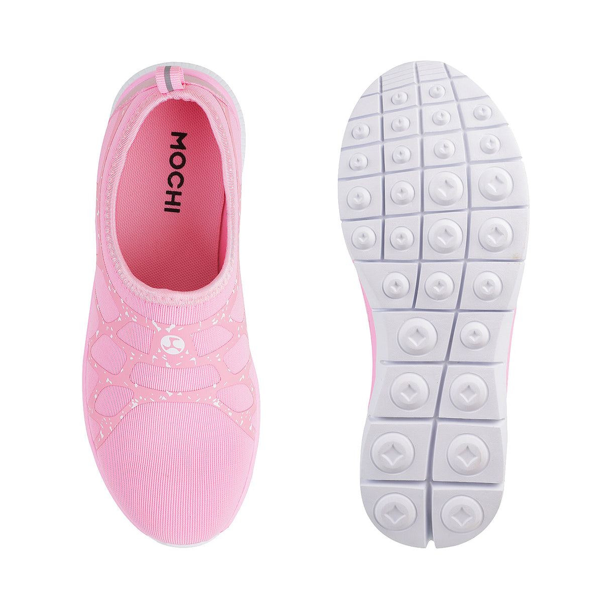 Mochi Women Pink Casual Walking Shoes