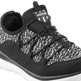 Mochi Women Black Sports Walking Shoes