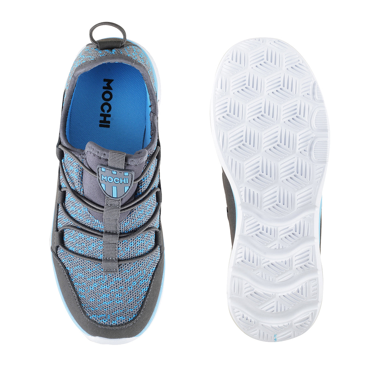 Mochi Women Grey Sports Walking Shoes