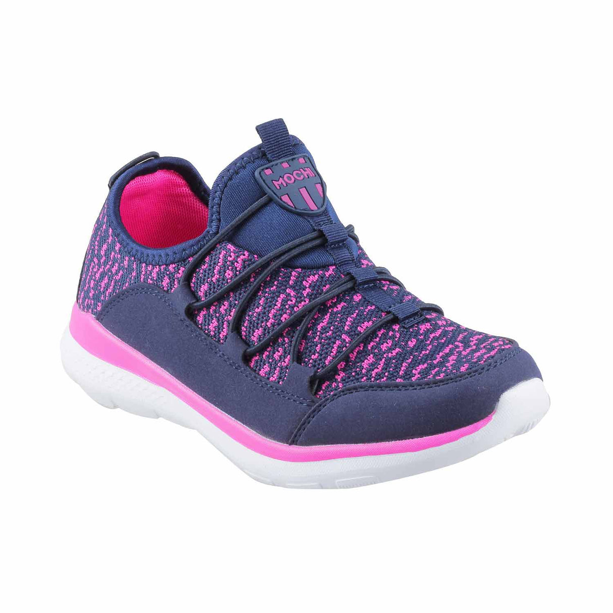Mochi Women Blue-navy Sports Walking Shoes