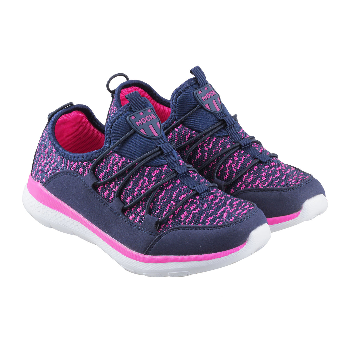 Mochi Women Blue-navy Sports Walking Shoes
