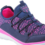 Mochi Women Blue-navy Sports Walking Shoes