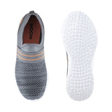 Mochi Women Grey Sports Walking Shoes